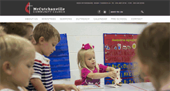 Desktop Screenshot of mccutchanvillecc.org