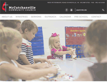 Tablet Screenshot of mccutchanvillecc.org